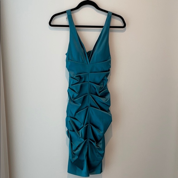 Nicole Miller Dark Turquoise Cocktail dress - Picture 1 of 3